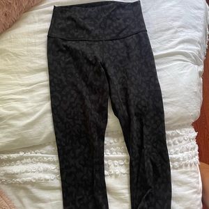 Cheetah print Lululemon winder under